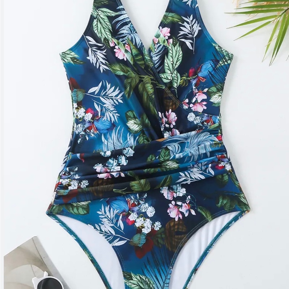 Tropical Floral Kids Swimsuit